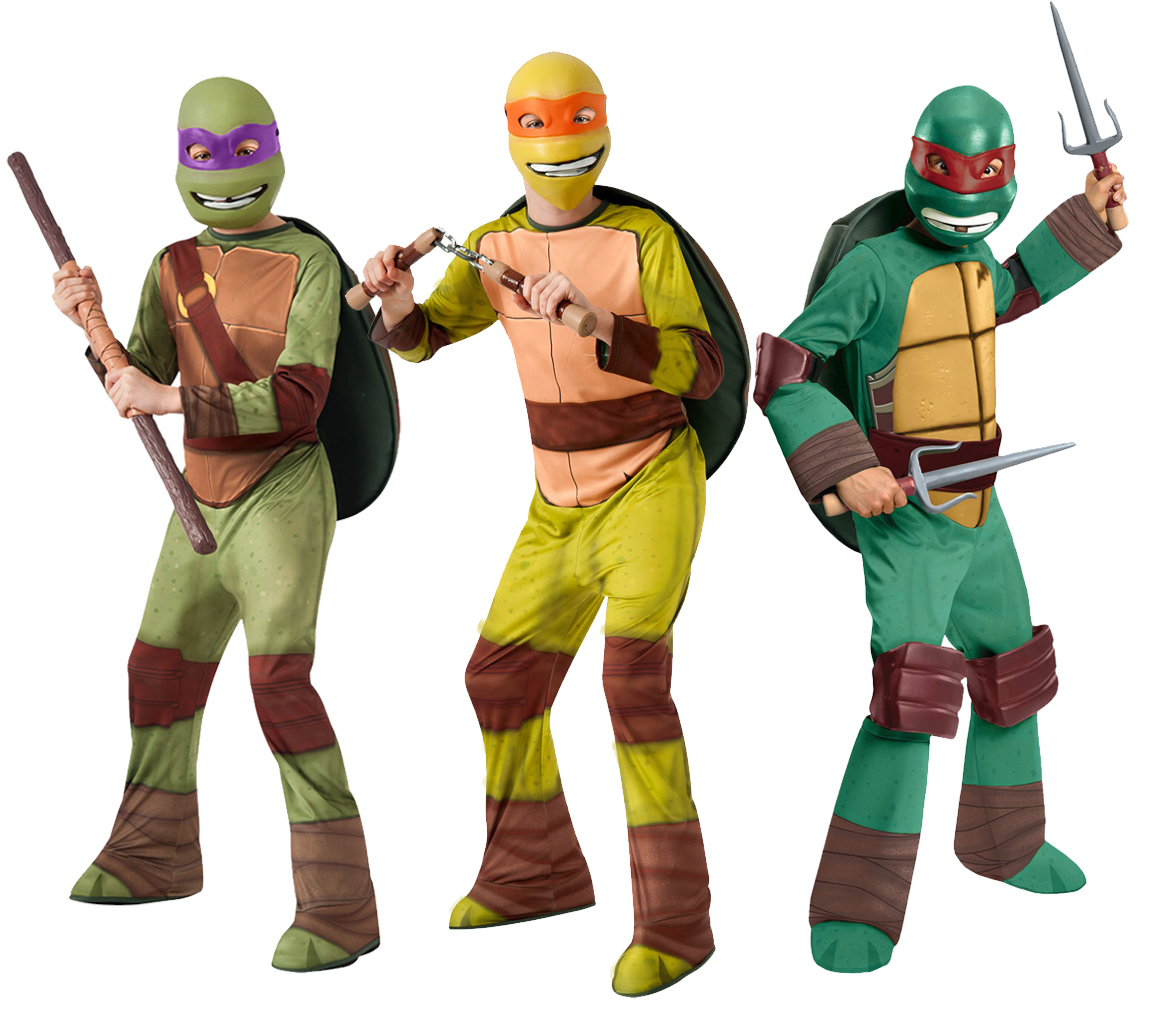 Costume tmnt michelangelo per bambini, tartarughe ninja mutanti  adolescenti, ufficiale di Halloween -  Italia