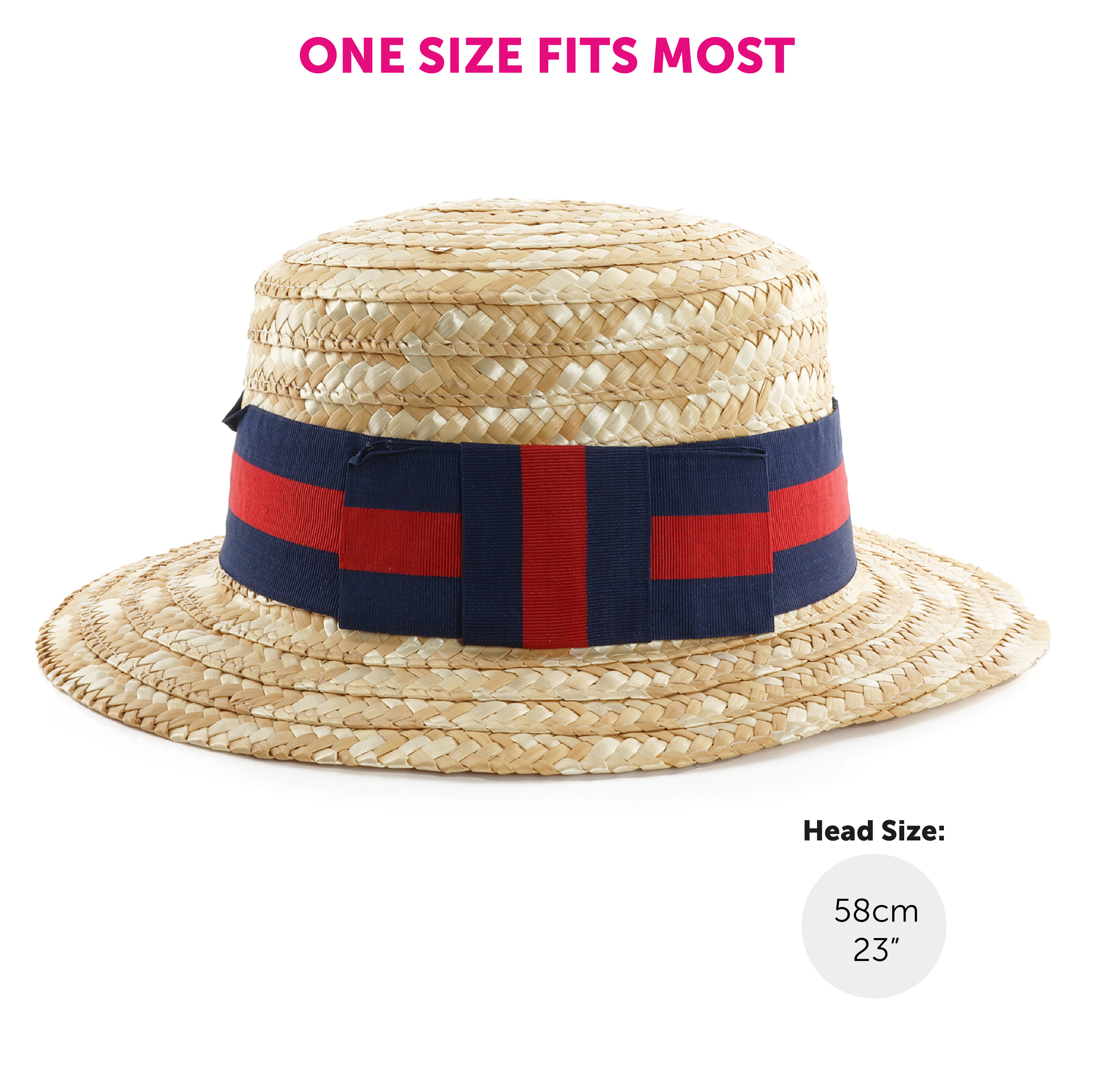 The Barnnet] Straw Boater Hat by FERRUCCIO VECCHI 正規品