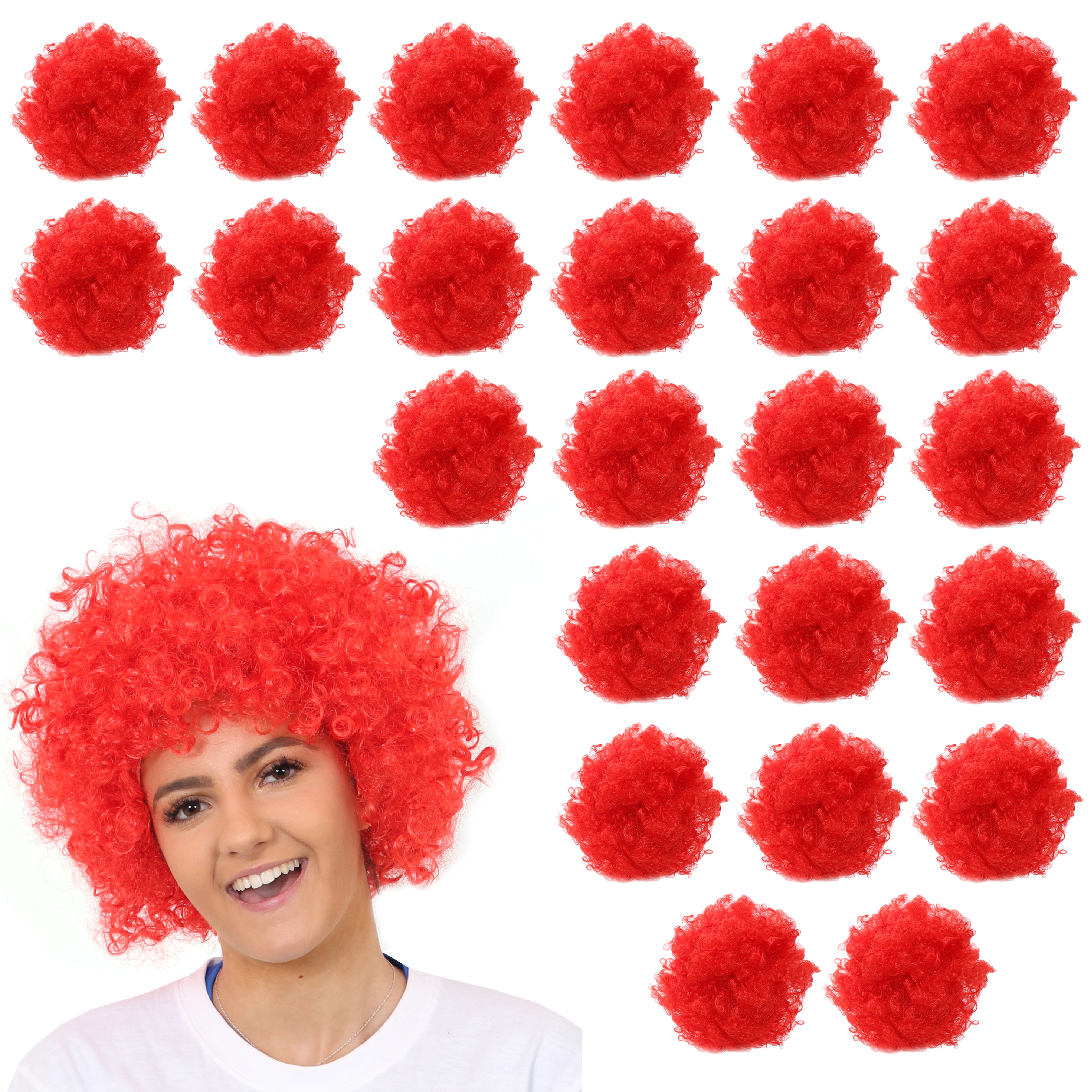 Red Nose Day Wig - Clearance Item