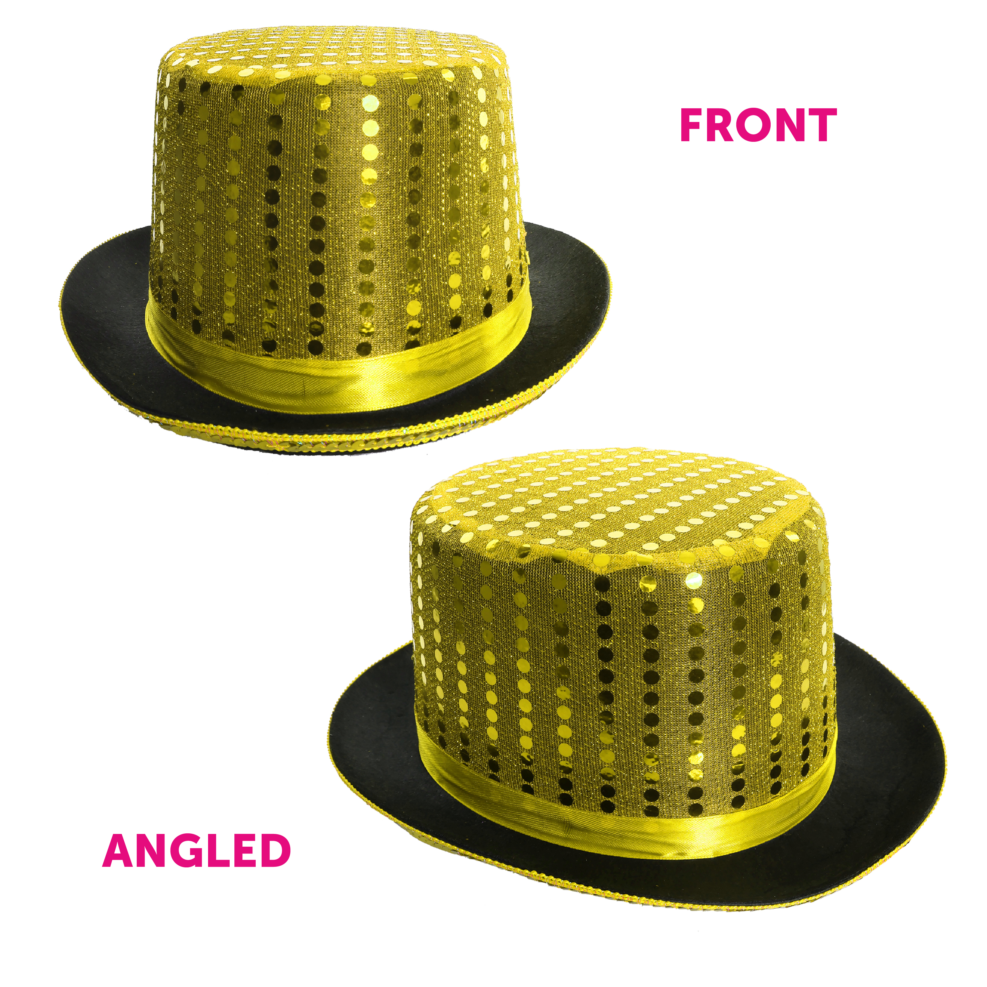 gold dress hat Gold Wide Brim Dress Hat For Women main image 0