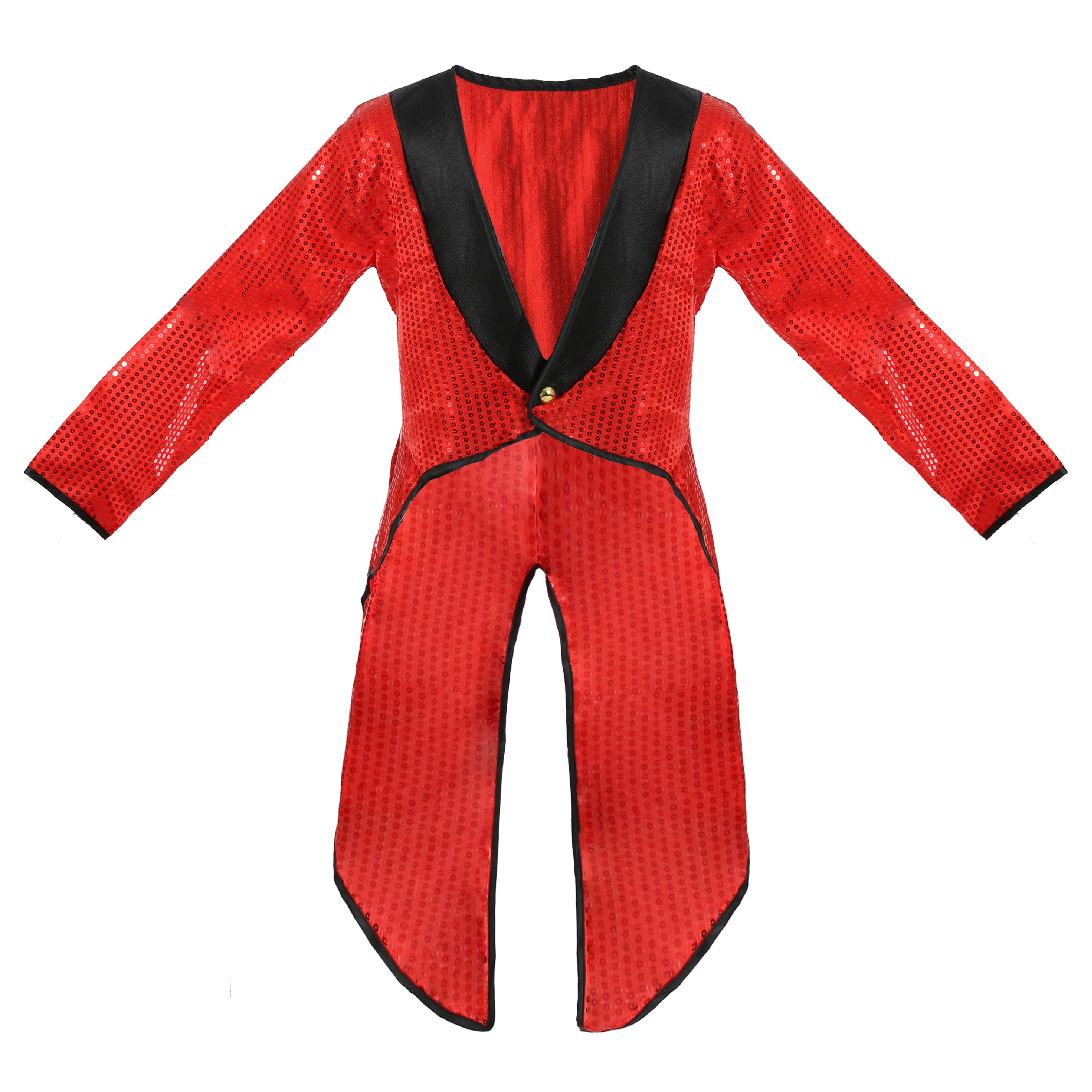 Sequin Tailcoat Jacket Adult Red Sequin Tailcoat Jacket Adult Red