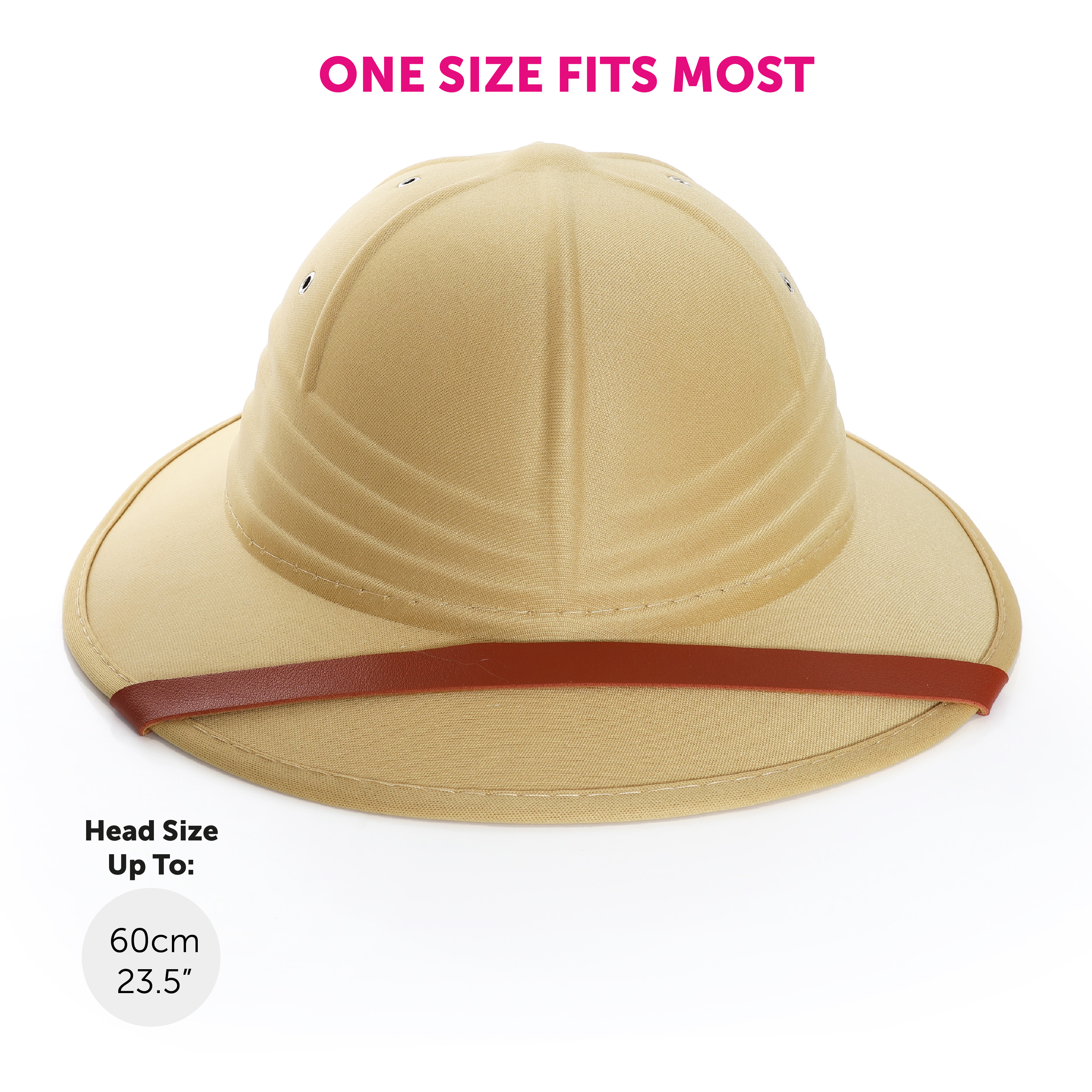 Casco Tropical Francés Khaki Talla Única Nuevo Sombrero De Safari Beige
