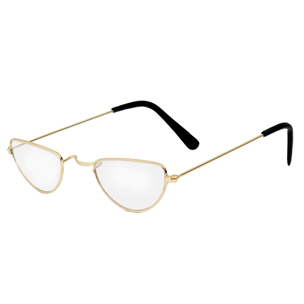 Gold Santa Glasses - Adult Half Moon Glasses For Christmas Fancy Dress Costume 8 thumbnail image